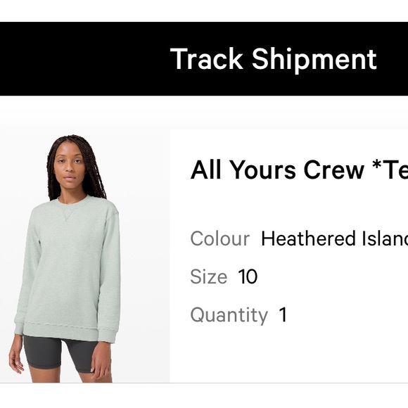 Lululemon All Yours Crew *Terry - Picture 12 of 12